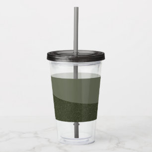 Diagonalt uppdelat brus och utjämnat skakverktyg - take away mugg
