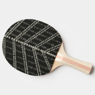 Diagonalt Vågrät Lodrät Gråaktiga prickade punkter Pingisracket