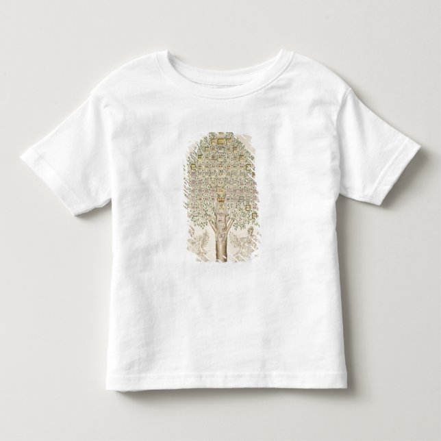 Diagram av de 97 stationerna av regimentsna t-shirt (Framsida)