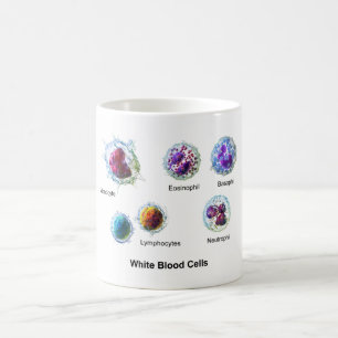 Diagram av Leukocytes för vitblodceller Kaffemugg