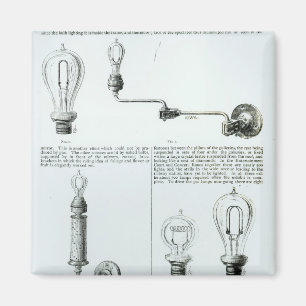 Diagram av lightbulbs och deras sätter inom magnet