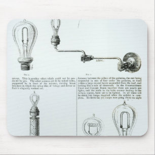 Diagram av lightbulbs och deras sätter inom musmatta