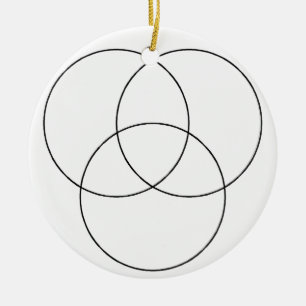 Diagram för DIY Venn Julgransprydnad Keramik