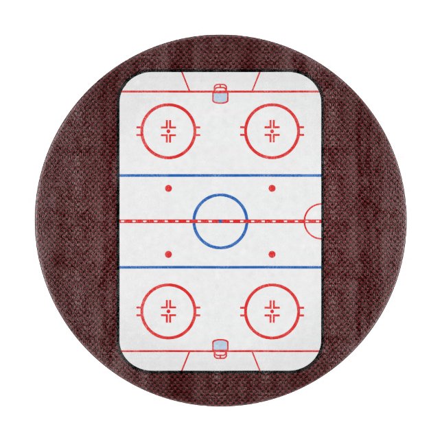 Diagram för isbana för hockeylekfölje (Framsidan)