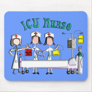 Diagram för konstnär 3D för ICU-sjuksköterskagåvor Musmatta