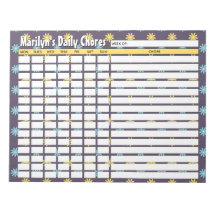 Diagram över dagligt val av personlig Flowers