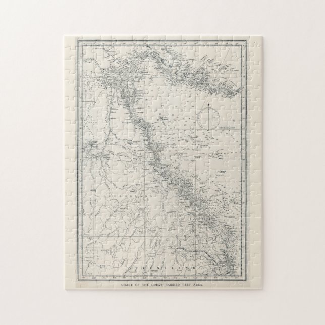 Diagram över det Underbara hinderområdet Karta Pussel (Vertikal)