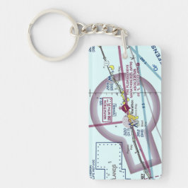 Diagram över Florida Nycklar Marathon Airport / ta