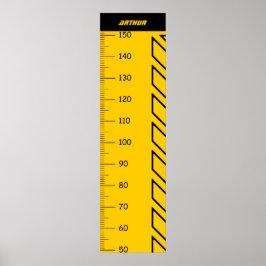 Diagram över gult och svart tillväxt poster