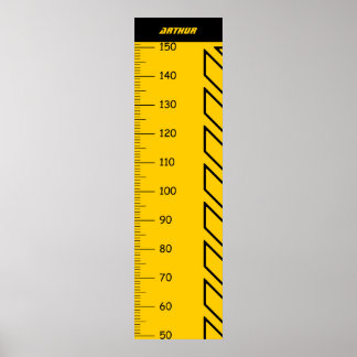 Diagram över gult och svart tillväxt poster