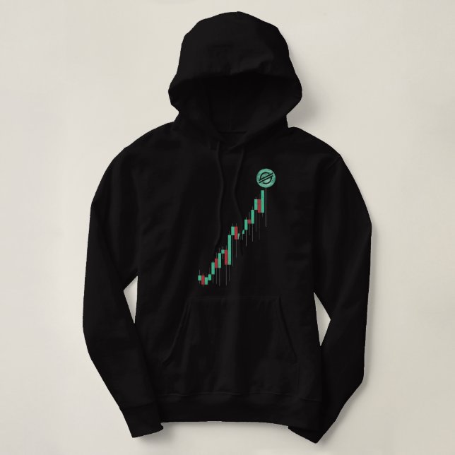 Diagram över lagrar till kryptomyntet Måne Stellar T Shirt (Design framsida)