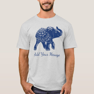 Diagram över meddelanden om judiskt Elephant Anpas T Shirt