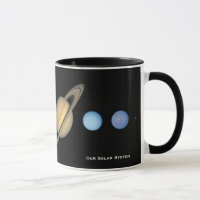 Diagram över NASA Solar System Planet-storlekar