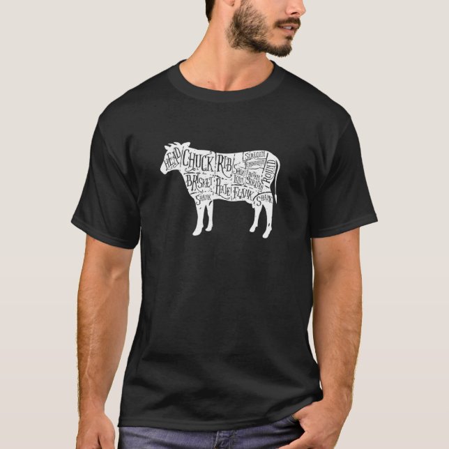 Diagram över nödrakoster för kvistar t shirt (Framsida)