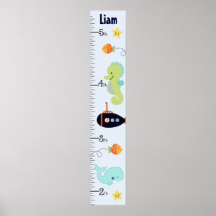 Diagram över personligens blåa Lagun/val/fisktillv Poster