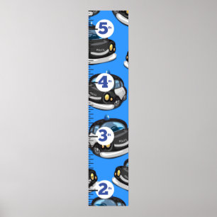 Diagram över polistillväxt poster