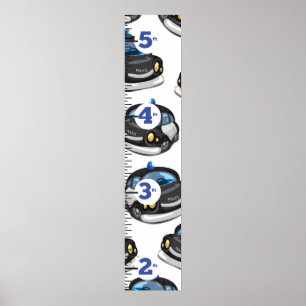 Diagram över polistillväxt poster