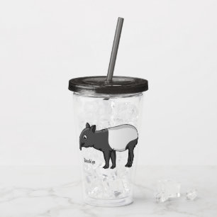 Diagram över tecknaden Cute lycklig Take Away Mugg