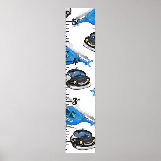 Diagram över tillväxt för polis, ambulans och bran poster (Framsidan)