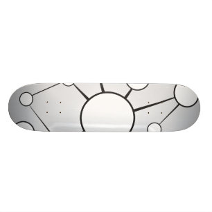 Diagramdesign för sociala kretsar skateboard bräda 20,5 cm