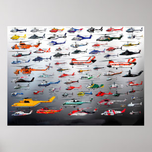 Diagramlista över Poster helikoptrar