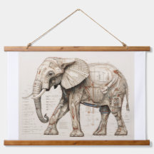Diagrammatisk afrikansk elefant