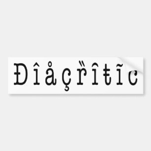 Diakritisk Bildekal