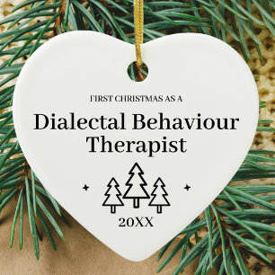 Dialectal Behavior Therapist New Job Jul Julgransprydnad Keramik