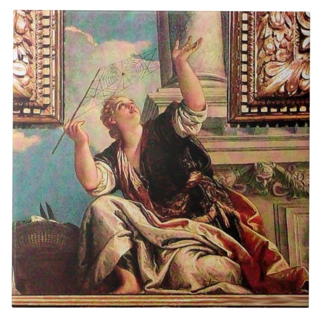 DIALECTICS av Paolo Veronese Kakelplatta (Framsidan)