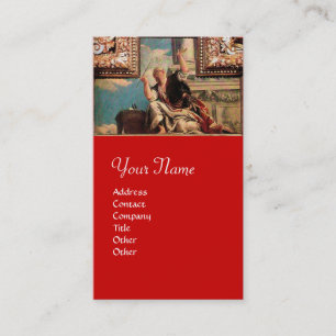 DIALECTICS/Renaissance Allegory, Red Visitkort