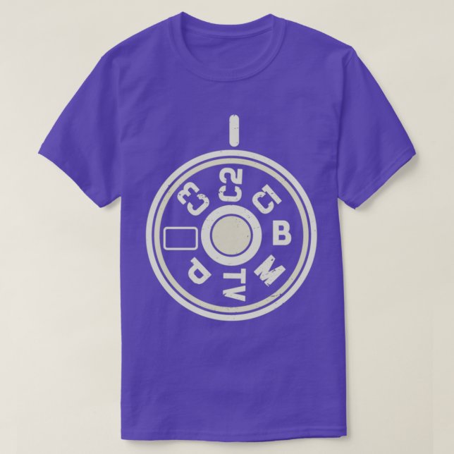 Dialkamera för DSLR-läge för fotografiskt fotograf T Shirt (Design framsida)