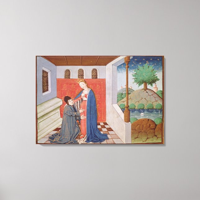 Dialog mellan Boethius och filosofi Canvastryck (Framsida)