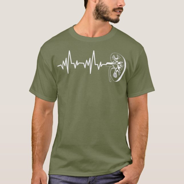 Dialys, där patienterna behandlas med Nurse Kidney T Shirt (Framsida)