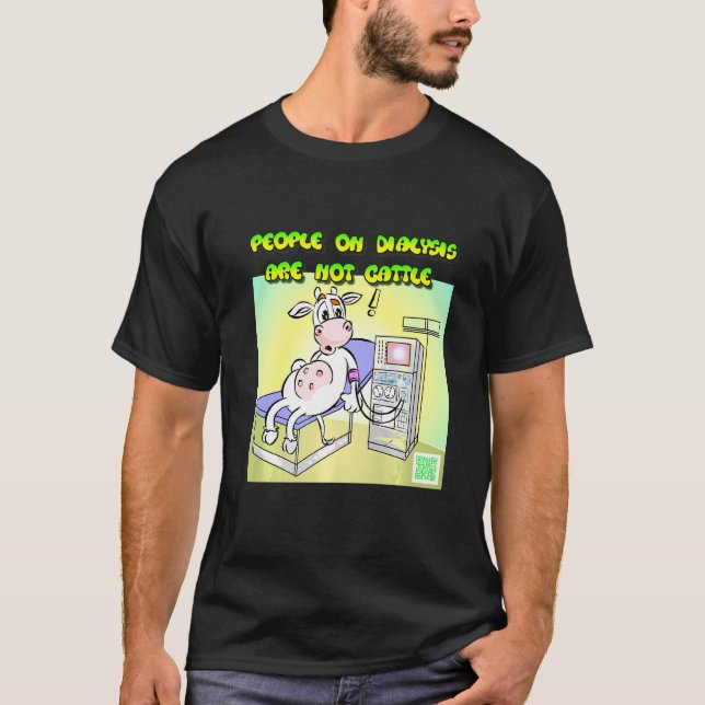 Dialys Ko Kläder T Shirt (Framsida)