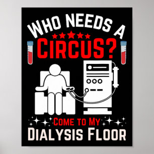Dialys Maskin Tekniker Nephrolog Tech Uni- Poster