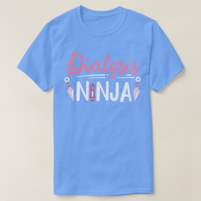 Dialys Nefrologi Dialys Nurse T Shirt (Design framsida)