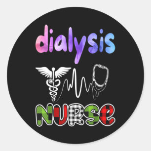 Dialys Njursjukdom Nefrologi Njursjukdom Sjuksköte Runt Klistermärke