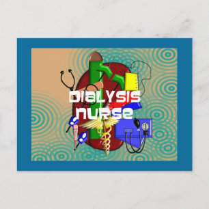 Dialys Nurse Art Gifts Vykort