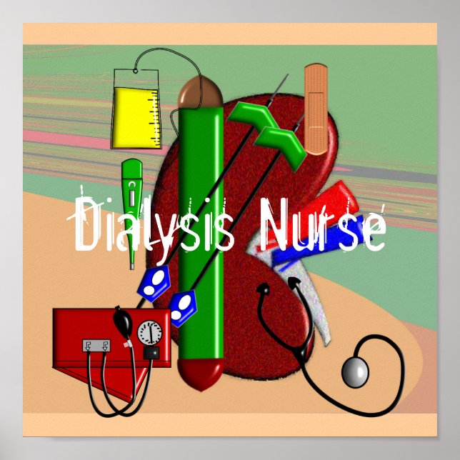 Dialys Nurse Art Poster (Framsidan)