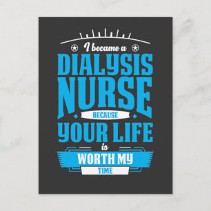 Dialys Nurse Hero Kidney Nephrology Nursing Vykort