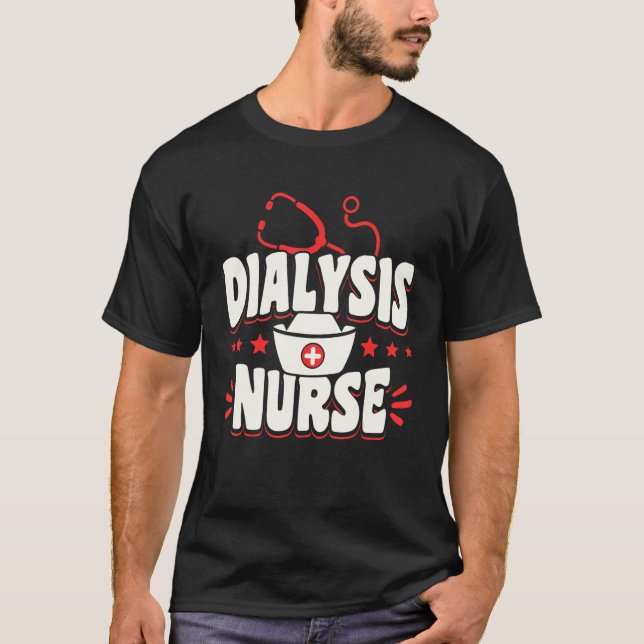 Dialys Nurse Kidneys T Shirt (Framsida)