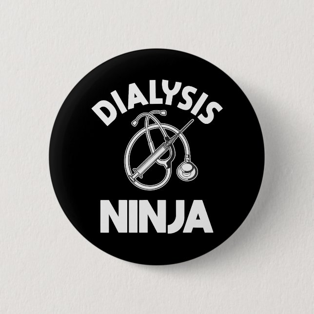 Dialys Nurse Ninja Nephrology RN Renal Medical Knapp (Framsida)