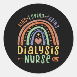 Dialys Nurse Runt Klistermärke