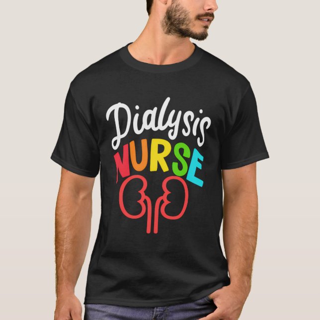 Dialys Nurse T Shirt (Framsida)