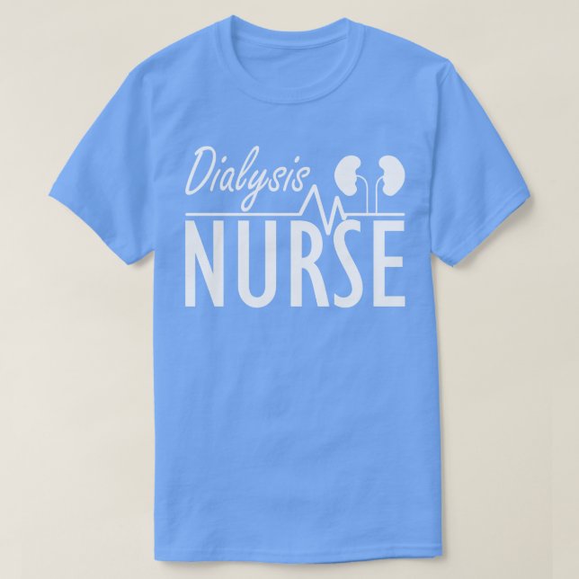 Dialys Nurse w T Shirt (Design framsida)