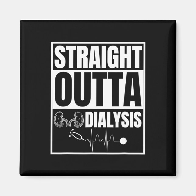 Dialys Patientpersonal Nurse Kidney Disease Awaren Magnet (Framsidan)