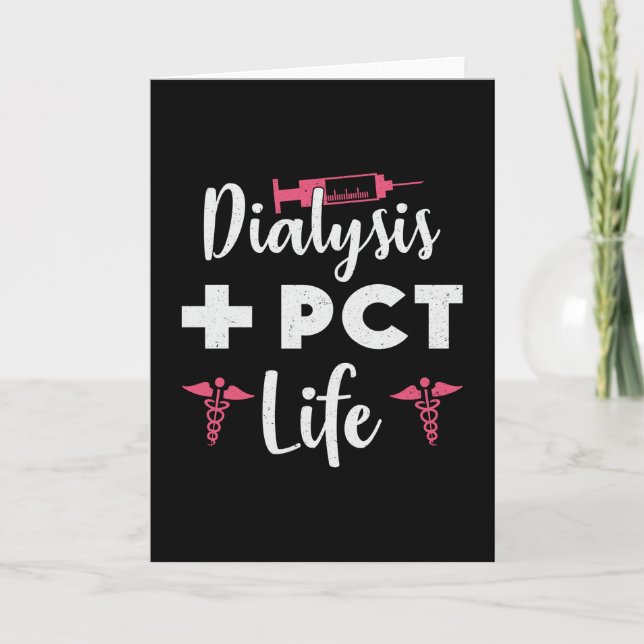 Dialys + PCT Life dialysteknik Teknisk nefrologi Kort (Framsida)