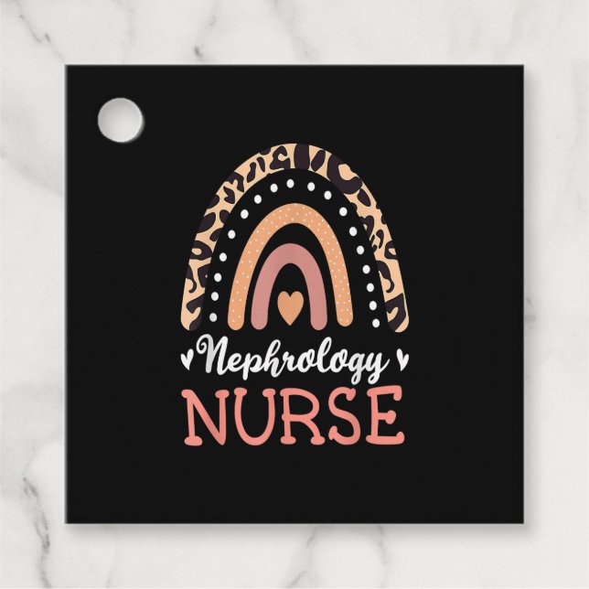 Dialys Rn Rainbow Nephrology Registered Nurse Ki Gåvor Etiketter (Framsida)