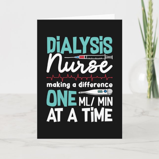 Dialys Sjukskötersketeknik Nephrology Dialys Tech Kort (Framsida)