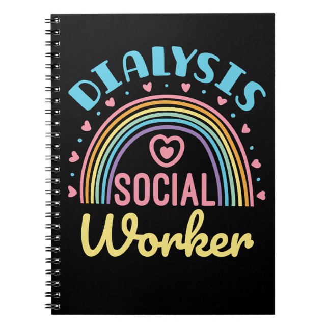 Dialys Social Worker Renal LCSW Anteckningsbok (Framsidan)